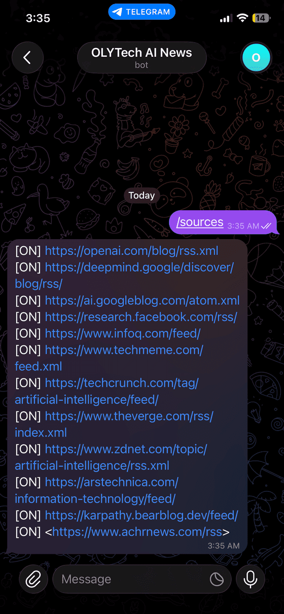 Every source — yours to change